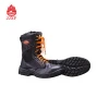 Firefighter rescue shoes safety steel toe with steel toe