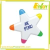 Five-pointed Star Shape Highlighters With Bespoke Logo