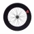 Import Fixed Gear Wheel 90mm Rim 70mm Aluminum Alloy Flip-flop Wheelset Road Bike Fixie Bicycle With Tires Cycle Cycling Accessories from China