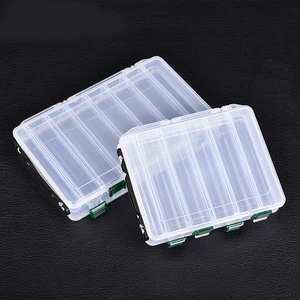 FJORD wholesale waterproof clear plastic lure storage fishing tackle box