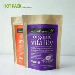 foil paper custom printed kraft paper bag / envelop paper food packaging