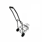 Folding Portable Shopping Cart with Wheels Grocery Utility Climbing Cart  Alloy Rolling Cart