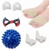 Foot care Hallux Valgus Bunion Corrector Sleeve Kit Big Toe Joint Hammer Toe Separator Spacer with Massage Ball