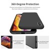 For iPhone XS mobile phone housings cover liquid silicone soft touch case