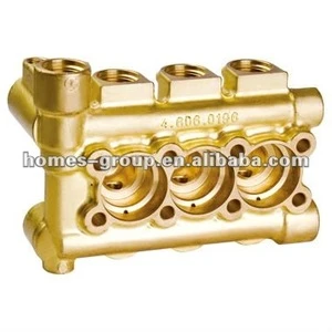 Forged OEM brass multiple valve brass parts brass components
