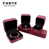 FORTE blue empaques joyeria Fillet leather trinket jewery necklace box jewelry packing boxes jewellery  box