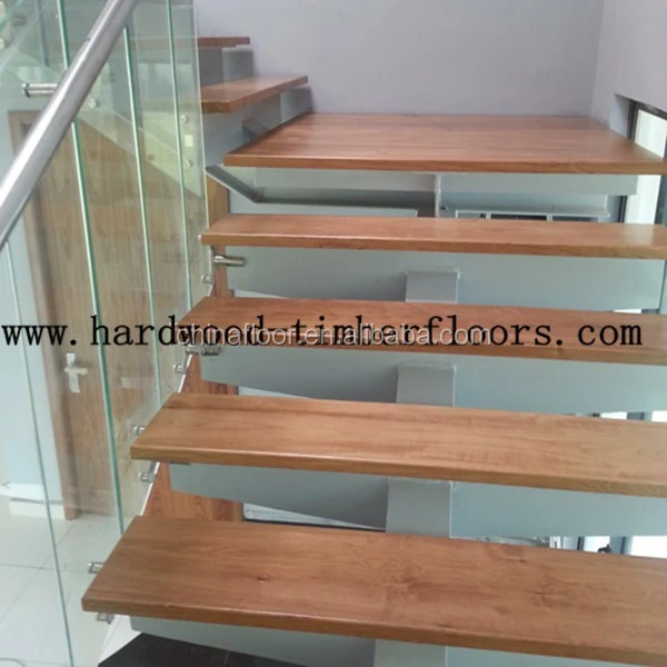 Foshan Factory hot sales natural wood stairs treads