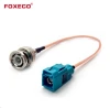 FOXECO Bnc Rg59 Cable Rg58 Rg6 Male Connector cctv BNC rf Connector to Fakra