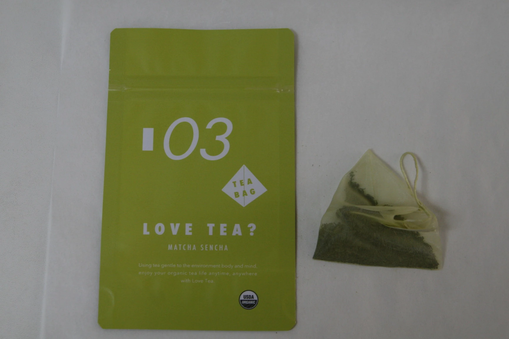 Fragrant sencha stress relief green tea bag private label organic