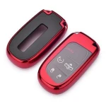 Free shipping TPU Car Key Case wallets for Jeep Grand Cherokee Compass Patriot Dodge Journey Chrysler 300C Renegade key shells