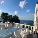 Garden Natural Decorative Interior Stone Column Pillar Marble Granite Stair House Pillar