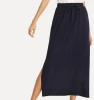 girls maxi skirt split side column skirt rayon skirt long design