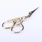 Gold Bird Style Stainless Steel Embroidery Scissors