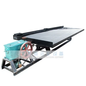 Gold mining equipment gold shaking table with high ratio of enrichment high recovery ratio rate factory in china