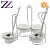 Gold stainless steel punch spoon holder porcelain ceramic bowls rack set soup tureen warmer uses function nessie soup ladle