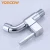 Import Good chrome plated single cold water wall mounted square handle brass cartridge zinc body alloy bibcock tap from China