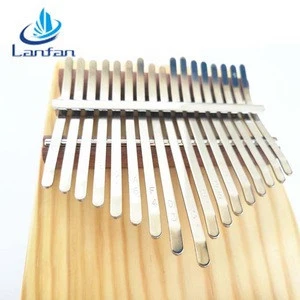 good quality solid wood 17 key  kalimba african music instrument finger piano
