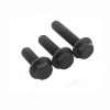 Grade 8.8 12.8 high strength galvanized blackened hexagon flange bolts factory direct sales