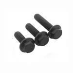 Grade 8.8 12.8 high strength galvanized blackened hexagon flange bolts factory direct sales