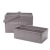 Import Grey Color Metal square laundry and housekeeper storage box metal housekeeper caddy with handle from China