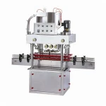 Guangzhou automatic stainless steel glass jars and plastic bottle capping machine