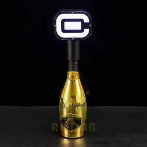 Guangzhou Lide bar accessories LED wine bottle Sparkler with Your Own Logo Shape