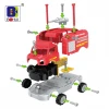 Guaranteed quality unique New type top sale diy assembled car toy red fire truck