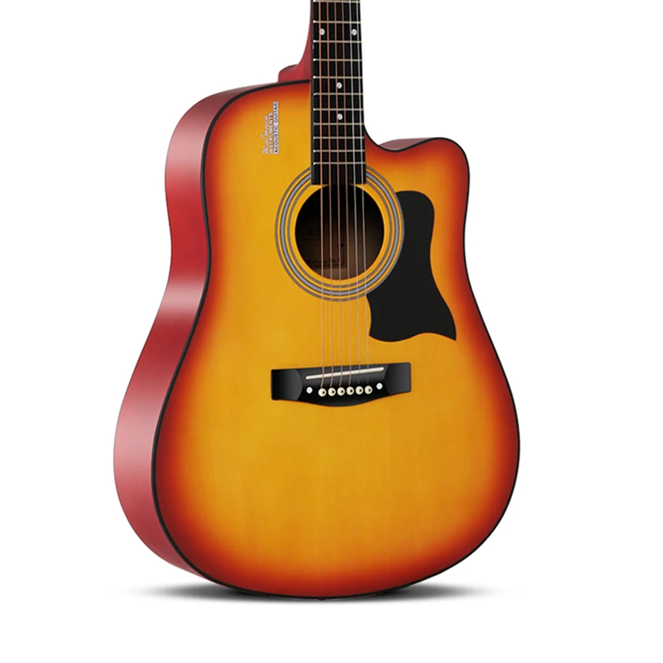 guitar accessories guitar stand Hot selling sunburst 1090*500*185*160mm lacquer matte acoustic guitars