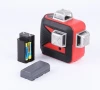 GVDA New 3rd generation laser metal windows Self leveling 360 degree rotary cross line red beam laser level 3d 12 lines