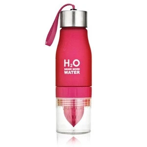 H2o Drink More Fruit Infuser Plastic Water Bottle