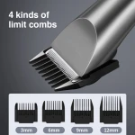 Hair clipper Waterproof Mens Beard Trimmer, Ceramic Cutter Heads & US Adapter