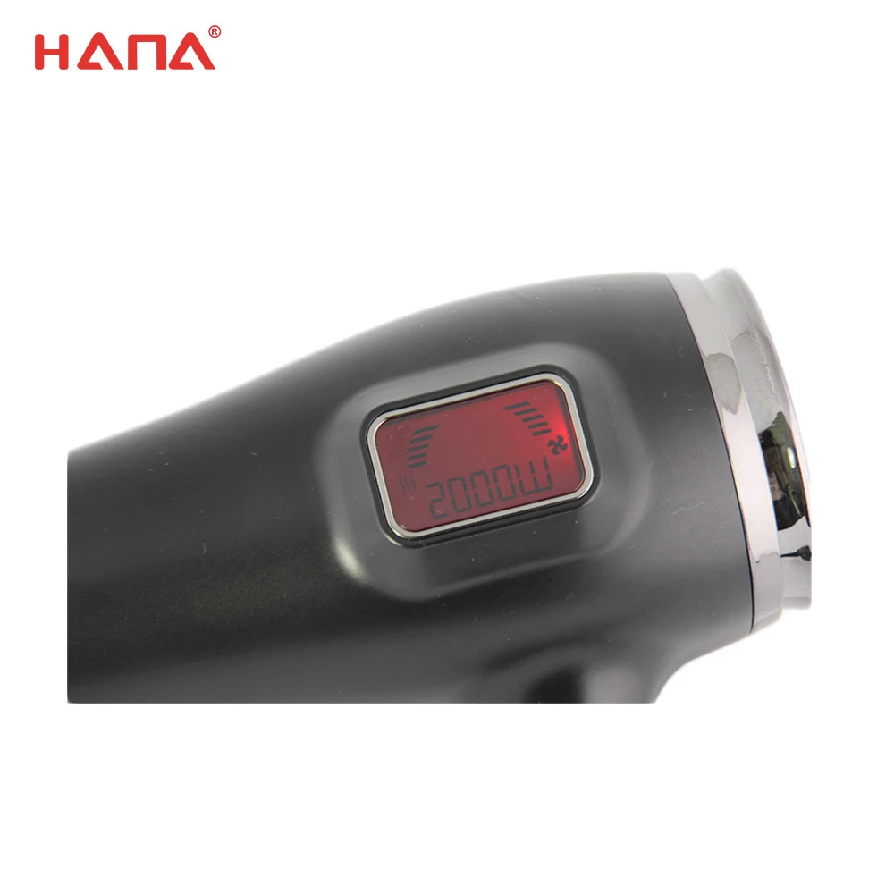 HANA Professional 2000W Cooling Function Double Voltage Household Lcd Ionic Hair Dryer