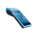 Handheld Android Barcode Systems Wireless Pos Terminal With Sim Card Built In Pos Printer