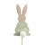 Import Handmade Garden Plant Pick Wooden Stick Easter Rabbit Decoration from China
