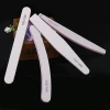 Haohui brand hot selling 5 shapes 100/180 nail file free sample disposable zebra custom nail file