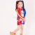 Import Harley Quinn Costume for Kids Toddler Female Villain Halloween Fancy Dress Costumes from China