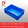 HDPE Heavy Duty Industry pallet box storage container foldable box folding collapsible turnover box plastic crate with lid