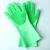 Heat Resistant 82 Magic Silicone Household Dishwashing Gloves With Wash Scrubber cleaning Silicon Glove
