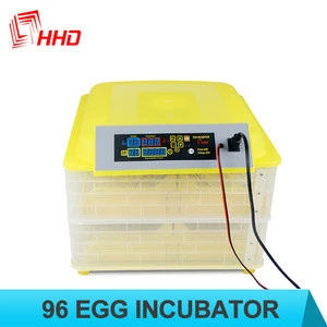 HHD CE approved full automatic best price auto egg turn 100 chicken eggs incubator YZ-96