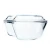 Import High Borosilicate Glass Casseroles/ Large Clear Transparent Glass Cooking pots from China