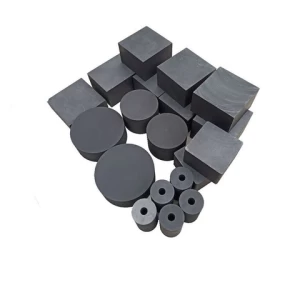 High Density 1.75-1.90 g/cm3 graphite anode block for Machined