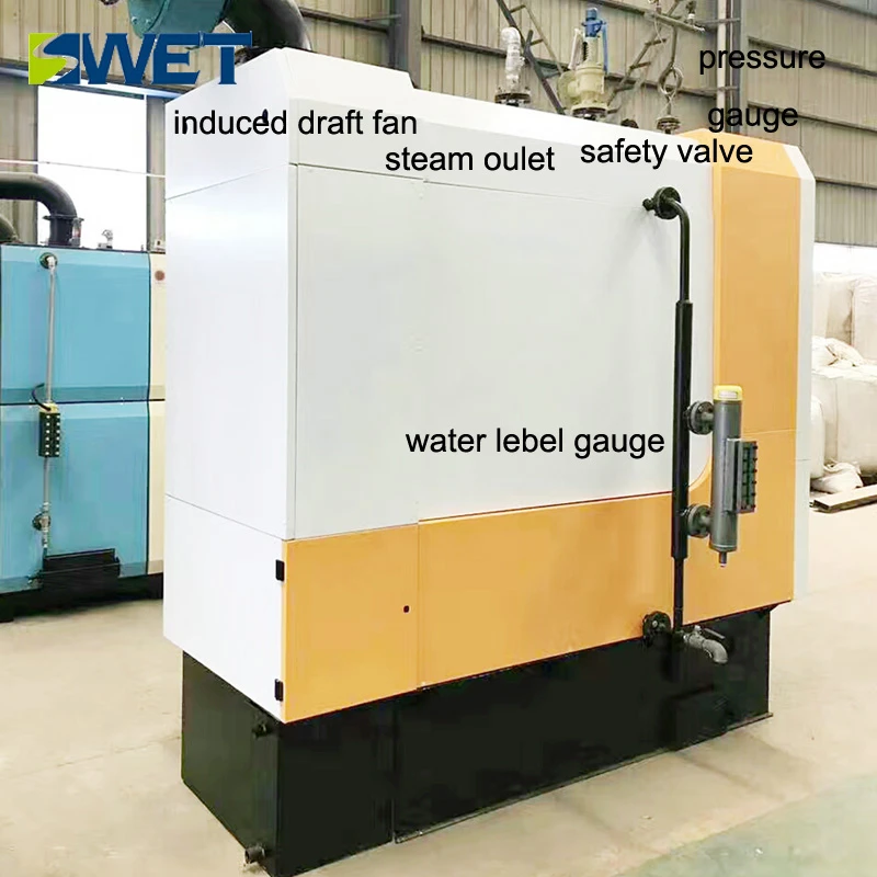 High efficiency 500kg outdoor wood pelets steam boiler for garment industry