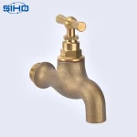 High quality  antique brass bibcock faucet  washing machine faucet