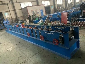 High Quality C Purlin Roll Forming Making Machine With Punching Holes automatic steel strips change size