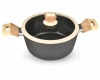 High Quality Casserole with silicone glass lid easy release cookware