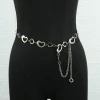 High Quality Cheap Custom Retro Ethnic Style Exaggerated Body Clothing Chain Alloy Buckle Tassel Waist Chain