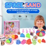 high quality children educational toys magic sand cake shaped educational slime tools sand clay toys