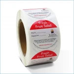 High Quality Custom Self Adhesive Vinyl Stickers Labels Custom Labels on A Roll Printing Labels