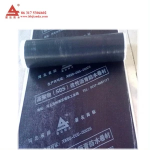 High Quality Good Price SBS Modified Bitumen Waterproofing Membrane And Self Adhesive Aluminum Bitumen Membrane