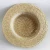 Import High quality natural wheat Fedora Top Flat hat straw boater with black ribbon straw hat from China